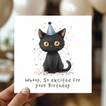 Funny Cat Birthday Card For Men and Women, Cat Lover Card Funny Cat Birthday Card For Men and Women, Cat Lover Card