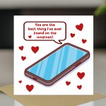 Funny Valentines Day Card for Him or Her Romantic Funny
