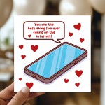 Funny Valentines Day Card for Him or Her Romantic Funny