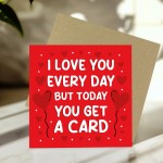 Funny Valentines Day Card for Him or Her Anniversary Card