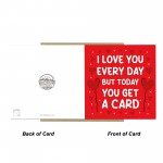 Funny Valentines Day Card for Him or Her Anniversary Card