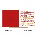 Funny Valentines Day Card From The Dog Humourous Valentines Card
