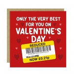 Funny Valentines Day Card Humorous Greetings Card Him Her Funny Valentines Day Card Humorous Greetings Card Him Her