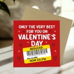 Funny Valentines Day Card Humorous Greetings Card Him Her Funny Valentines Day Card Humorous Greetings Card Him Her