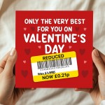 Funny Valentines Day Card Humorous Greetings Card Him Her Funny Valentines Day Card Humorous Greetings Card Him Her