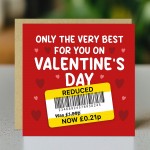Funny Valentines Day Card Humorous Greetings Card Him Her Funny Valentines Day Card Humorous Greetings Card Him Her