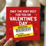 Funny Valentines Day Card Humorous Greetings Card Him Her Funny Valentines Day Card Humorous Greetings Card Him Her
