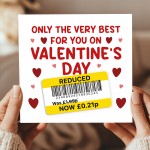 Funny Valentines Day Card Humorous Greetings Card For Boyfriend