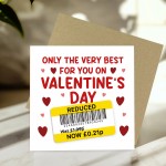 Funny Valentines Day Card Humorous Greetings Card For Boyfriend