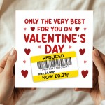 Funny Valentines Day Card Humorous Greetings Card For Boyfriend
