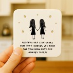 Friendship Gift For Birthday Christmas Friends Are Like Stars