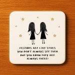 Friendship Gift For Birthday Christmas Friends Are Like Stars
