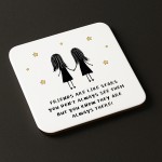 Friendship Gift For Birthday Christmas Friends Are Like Stars