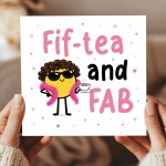 50th Birthday Card Fiftea And FAB Funny 50th Birthday Card