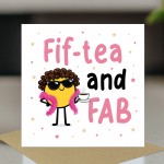 50th Birthday Card Fiftea And FAB Funny 50th Birthday Card