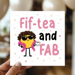 50th Birthday Card Fiftea And FAB Funny 50th Birthday Card