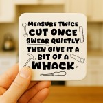 Funny Coaster For Dad Grandad Uncle Brother DIY Gift Joke Gift