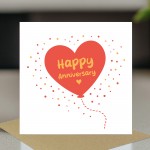 Happy Anniversary Card For Him Her Card For Husband Wife