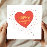 Happy Anniversary Card For Him Her Card For Husband Wife
