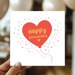 Happy Anniversary Card For Him Her Card For Husband Wife