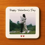 Personalised Coaster With Photo Valentines Day Gift For Husband