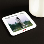Personalised Coaster With Photo Valentines Day Gift For Husband