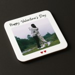 Personalised Coaster With Photo Valentines Day Gift For Husband