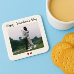 Personalised Coaster With Photo Valentines Day Gift For Husband