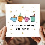 50th Birthday Card Funny Card For Women Her In My Fifteas 50th Birthday Card Funny Card For Women Her In My Fifteas