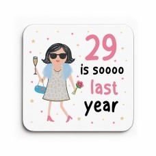 30th Birthday Gift Drinks Coaster Funny Gift For Sister Auntie