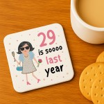 30th Birthday Gift Drinks Coaster Funny Gift For Sister Auntie 30th Birthday Gift Drinks Coaster Funny Gift For Sister Auntie