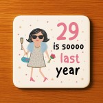 30th Birthday Gift Drinks Coaster Funny Gift For Sister Auntie 30th Birthday Gift Drinks Coaster Funny Gift For Sister Auntie