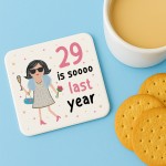 30th Birthday Gift Drinks Coaster Funny Gift For Sister Auntie 30th Birthday Gift Drinks Coaster Funny Gift For Sister Auntie