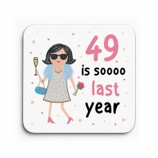 40th Birthday Gift Drinks Coaster Funny Gift For Mum Auntie