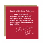 Personalised Funny Rude Joke Valentines Day Card For Him Her Personalised Funny Rude Joke Valentines Day Card For Him Her