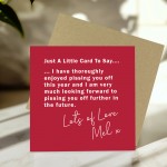 Personalised Funny Rude Joke Valentines Day Card For Him Her Personalised Funny Rude Joke Valentines Day Card For Him Her