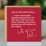 Personalised Funny Rude Joke Valentines Day Card For Him Her Personalised Funny Rude Joke Valentines Day Card For Him Her