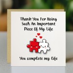 Valentines Card for Him Her Valentines Day Anniversary Card