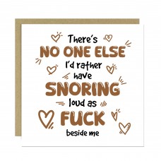 Funny Valentines Day Card Snoring Loud Anniversary Card For Him