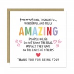 Thank You Cards Thank You Card For Friends Best Friend Colleague