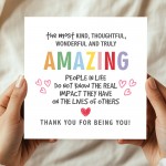 Thank You Cards Thank You Card For Friends Best Friend Colleague
