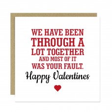 Funny Valentines Card Cheeky Valentines Card For Him Her