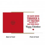 Funny Valentines Card Cheeky Valentines Card For Him Her