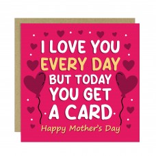 Mothers Day Card for Mum Happy Mothers Day Greetings Card Funny 