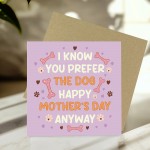 Funny Dog Mothers Day Card Dog Themed Mothers Day Card For Mum