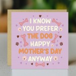 Funny Dog Mothers Day Card Dog Themed Mothers Day Card For Mum