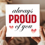 Always Proud of You Card For Birthday Graduation Card Well Done