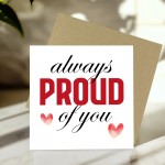 Always Proud of You Card For Birthday Graduation Card Well Done