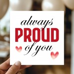 Always Proud of You Card For Birthday Graduation Card Well Done