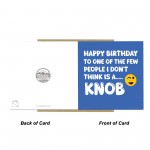 Funny Birthday Card For Him Her Friend Family Rude Card Funny Birthday Card For Him Her Friend Family Rude Card